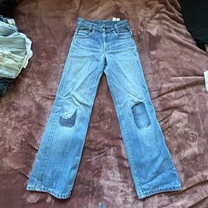 Vintage Levi’s, 26, medium wash